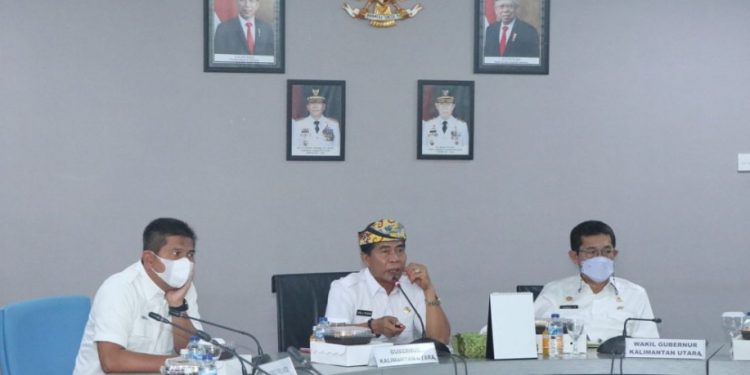 Gubernur dan wakilnya beraudiensi dengan PT Pelabuhan Indonesia (Pelindo).