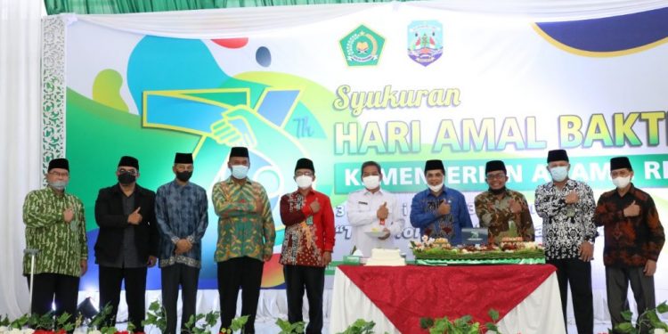 Kantor Wilayah Kemenag Kalimantan Utara (Kaltara) menggelar syukuran,Rangkaian peringatan Hari Amal Bakti (HAB) ke-76