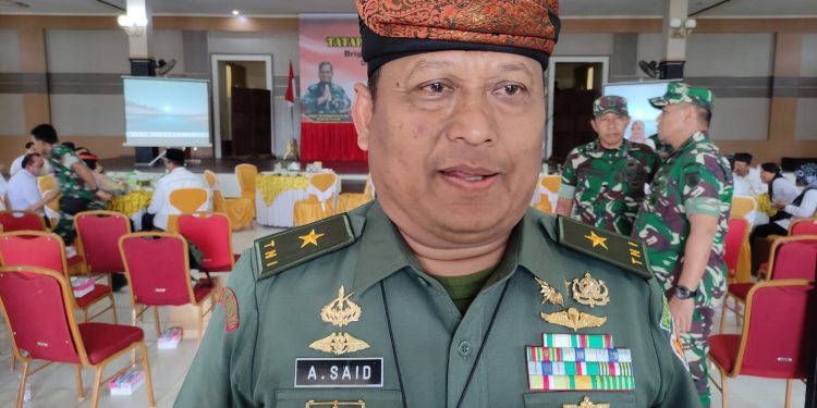 Direktur Sistem dan Metode Teritorial Mabes TNI AD, Brigjen Achmad Said,.S.,Sos.