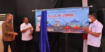 Launching QRIS oleh Bank Indonesia perwakilan Kaltara di Nunukan. (Foto humas)