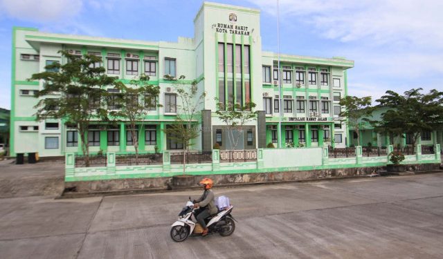 Rumah Sakit Umum Kota Tarakan (RSUKT) yang berlokasi di wilayah Tarakan Barat Kota Tarakan Provinsi Kalimantan Utara. (Sumber foto internet)