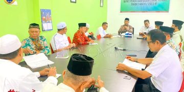 Rapat koordinasi penentuan zakat di Kabupaten Bulungan oleh Baznas di daerah. (Foto istimewa)